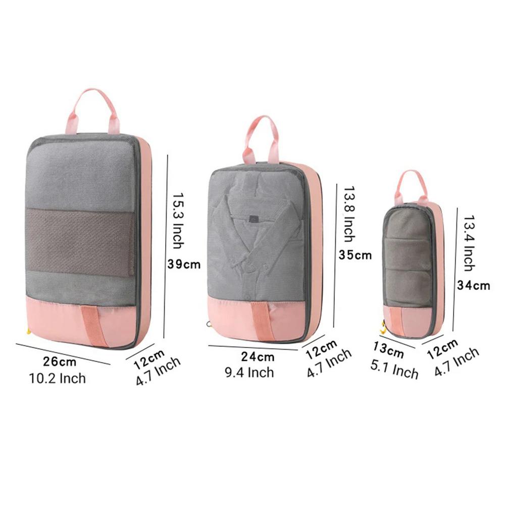 Kompressionsbeutel zur Aufbewahrung, platzsparende Tasche zum Bewegen, selbstkomprimierendes , Aufbewahrungstaschen für Kleidung für große Steppdecken, Pullover: Rot
