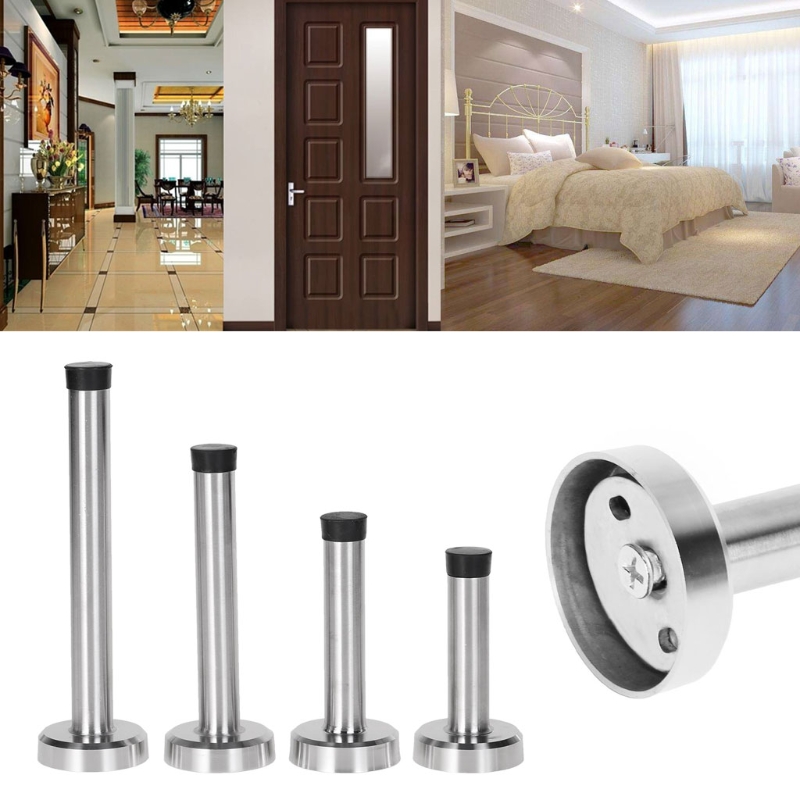 Tope puerta tope parachoques Protector montado en pared amortiguación sonido acero inoxidable