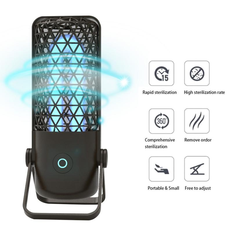 Disinfection Lamp UV Household Disinfection Deodorant Ozone Fast Sterilization Light LED Ultraviolet Germicidal Bacterial