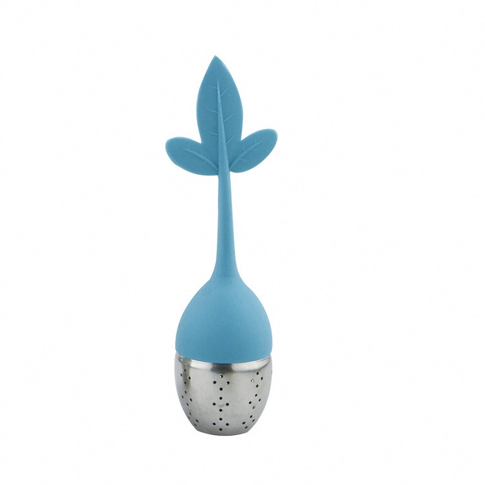 6 Styles Portable Silicone Tea Infuser Umbrella Whale Ball Leaf Tea Filter Stainless Steel Herbal Spice Tea Maker Teaware: E