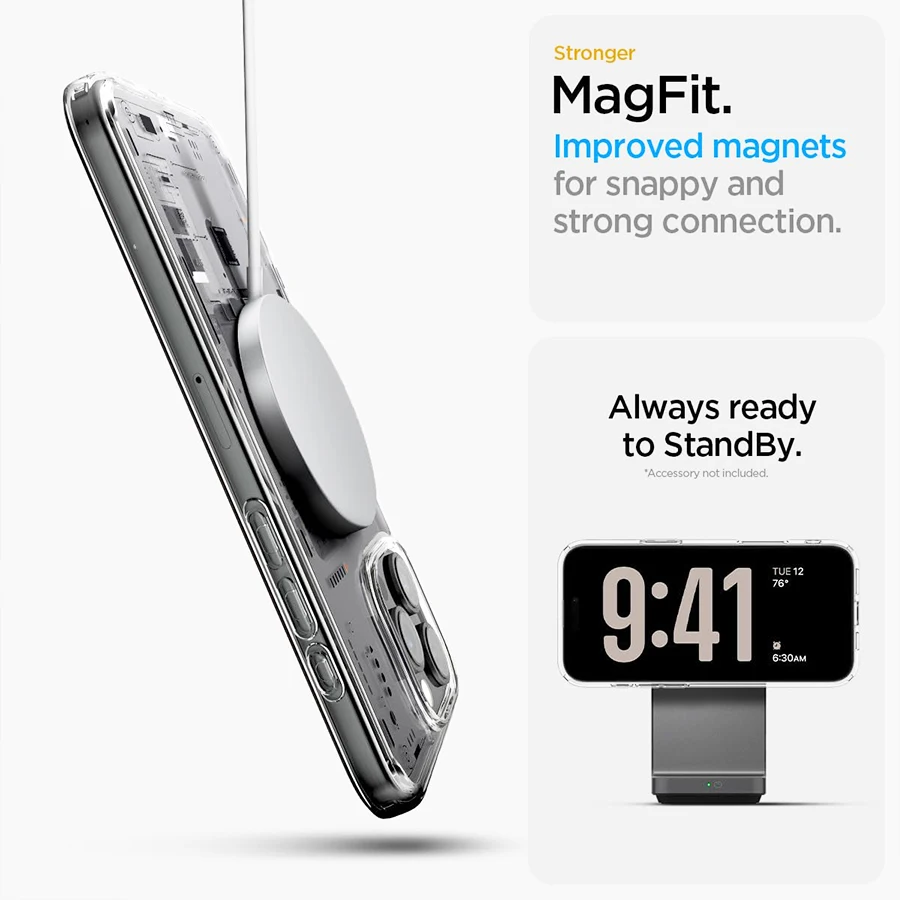 Ultra Hybrid Magsafe Phone Case for iPhone 16 Pro Max 15 14 Plus Neo One Wireless Charge Magnetic Protector Cover Accessories