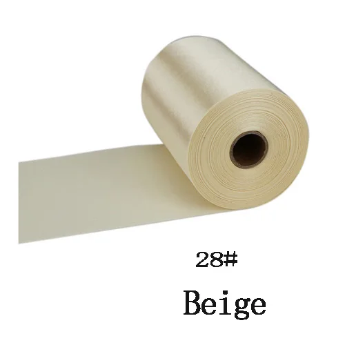 8cm/10cm/15cm de ancho 25 metros/rollo de cinta de satén champán cinta de poliéster para silla de boda/coche/decoración de costura a mano DIY: Cobre envejecido / S