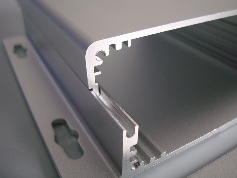 Aluminum enclosure PCB Chassis shell Power case spit panel box DIY 90*35*120mm