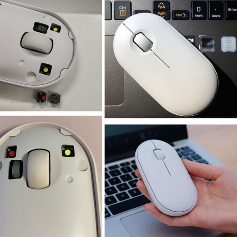 2Pcs 6x6x4.3mm Tactile Pushbutton Switches 5 Million Clicks Mouse 2Pin Momentary Mute Push Button Switch Quiet