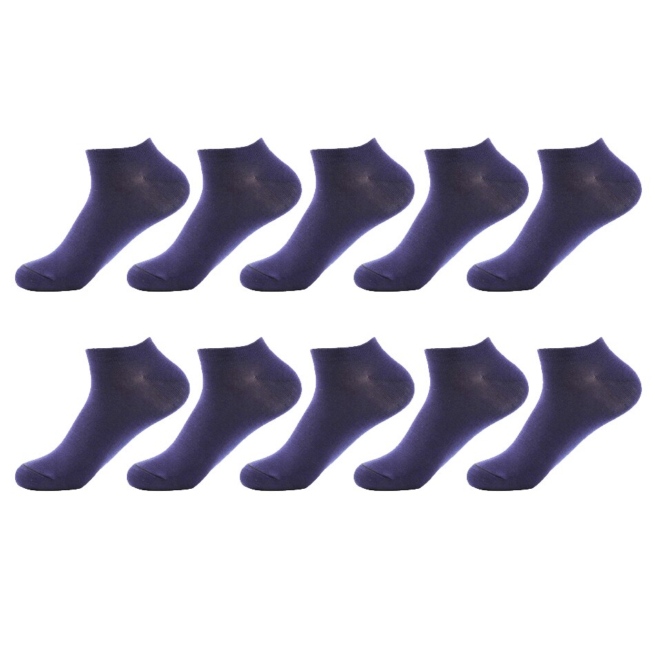 10 Pairs Ankle Socks Men Socks Low Cut Ankle Sock Men Short Socks Casual Sports Cotton Socks Men&#39;s No Show Socks Size 6-11: 10 Pairs navy