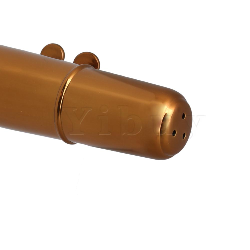 Yibuy Rose Vergoldung Bb Tenor Saxophon Sax Mouthpiece with Ligatur Kappe 8 #