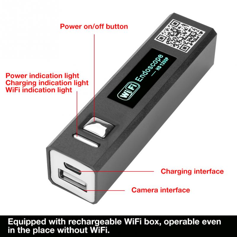 F150 1200P 8LED WiFi Endoskop 2MP HD Endoskop USB Inspektion Kamera IP68 Wasserdichte Industrie endoskop