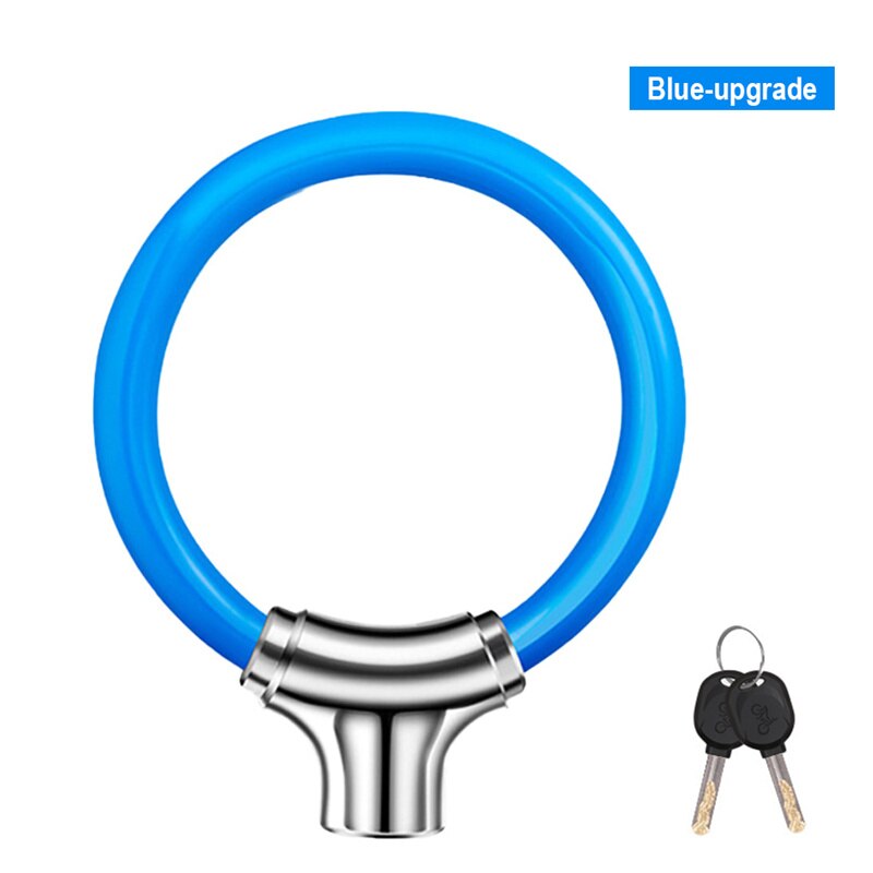 Anti-theft Bicycle Locks U-shaped Locks for Mountain Bikes And Motorcycles Anti-theft Riding Accessories: Blue large