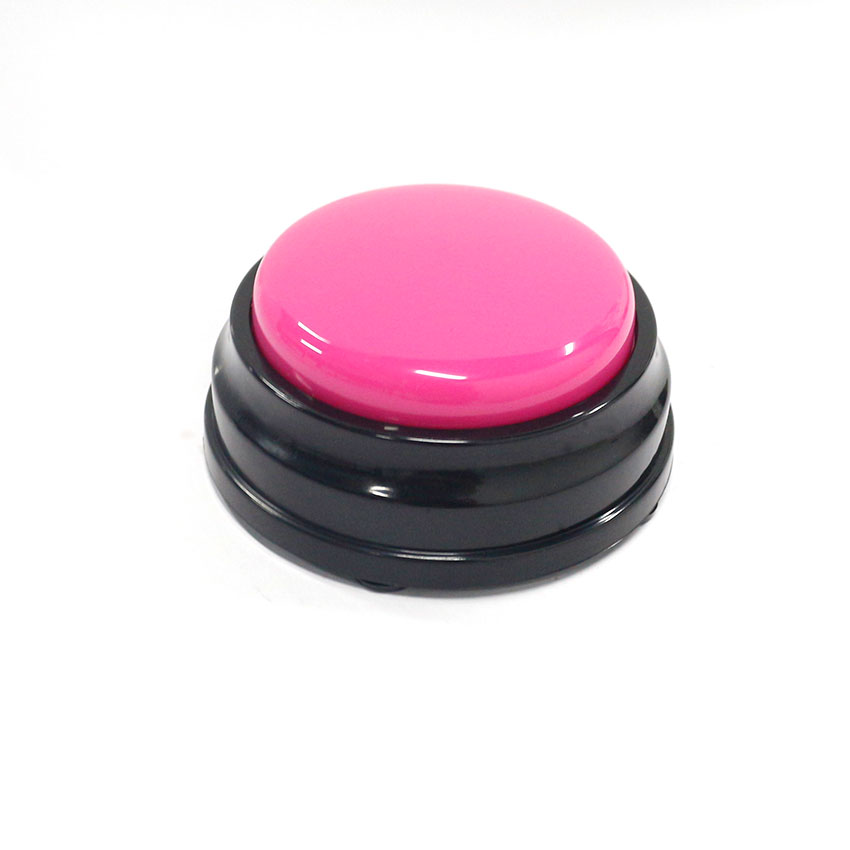 Kleine Formaat Carry Voice Opname Geluid Knop Voor Kinderen Interactief Speelgoed Antwoordapparaat Knop M10: Pink