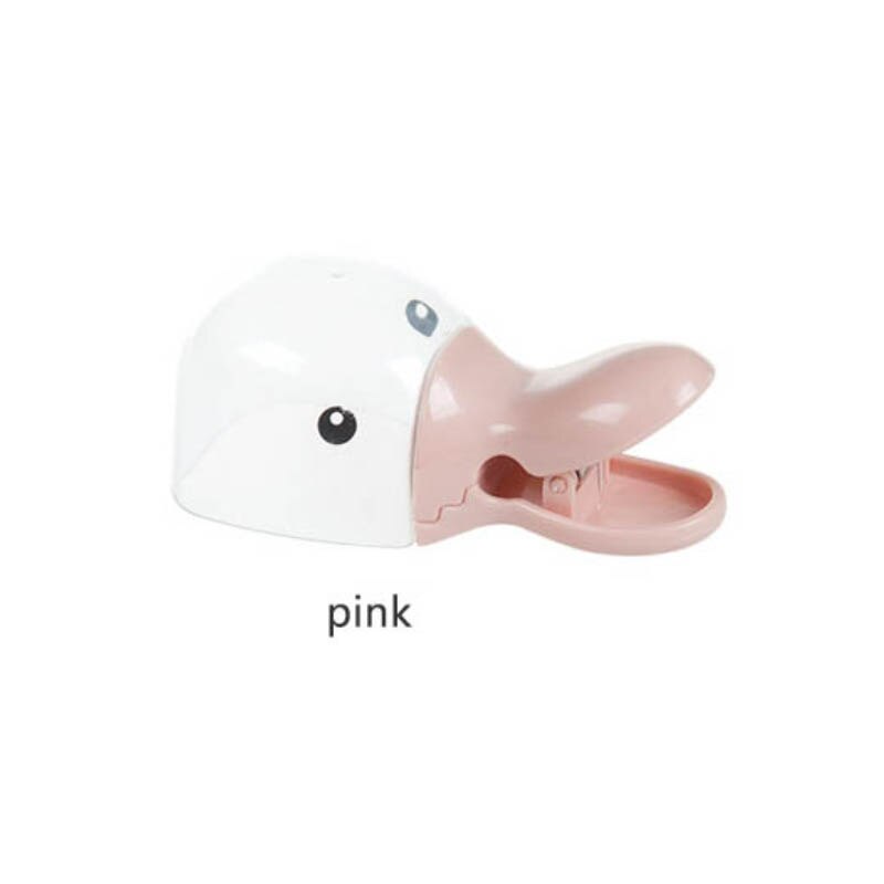 1 Pcs Eend Vorm Water Lepel Multifunctionele Rijst Maatbeker Rijst Schop Plastic Granen Rijst Zakken Afdichting Clip Keuken Gadgets: Roze