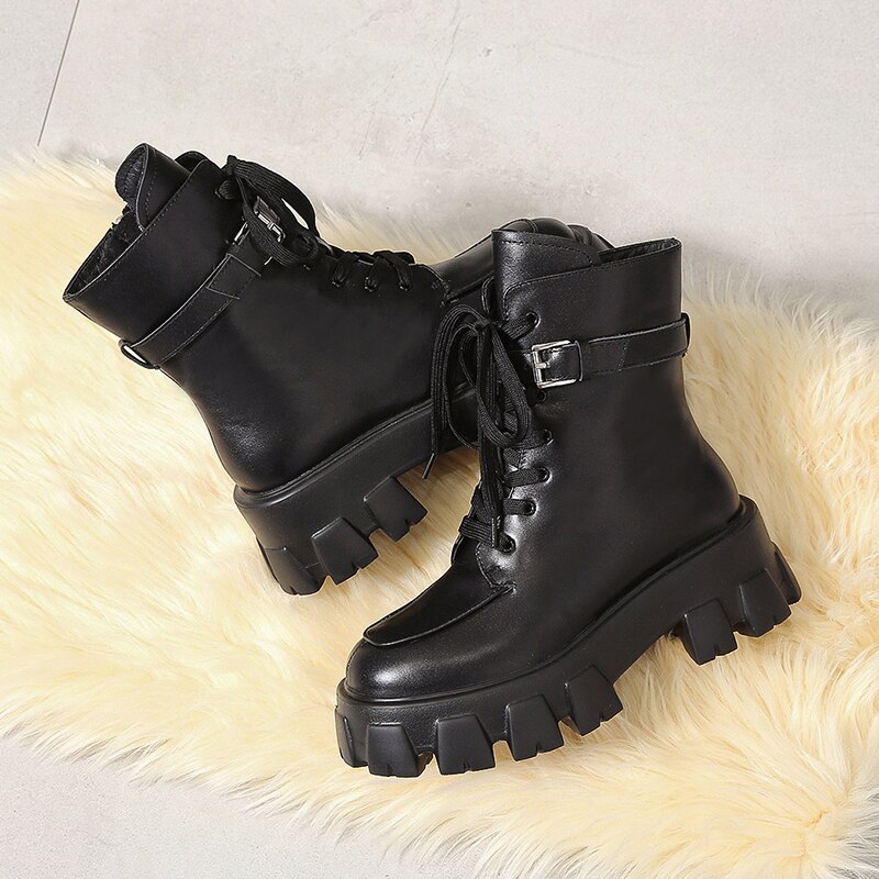 grosses bottes poche plate-forme bottes femmes bottines femme semelle poche bottines femmes Botas Mujer grande taille