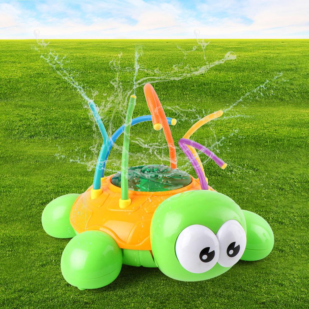 RCtown Outdoor Water Spray Bath Toy for Kids and Toddlers Backyard Spinning Sprinkler Toy: Watering turtle