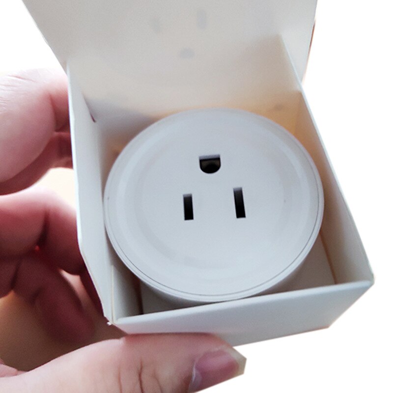 US standard WIFI smart plug smart life APP wireless remote control compatible with Alexa smart voice control AC110V 240V plug