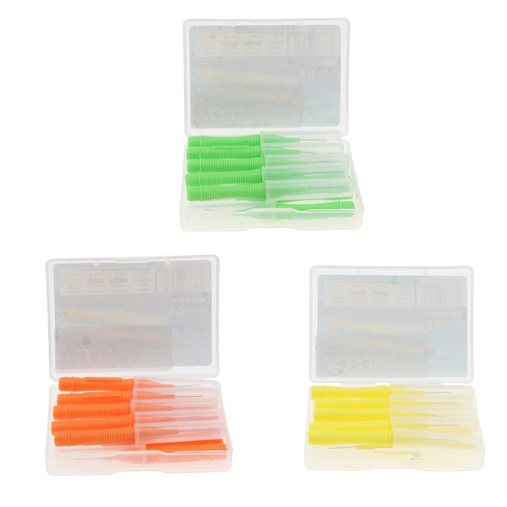 10 styks mellemrumsbørste tandstikker tandtråd tandtråd tænder ren mundpleje sæt