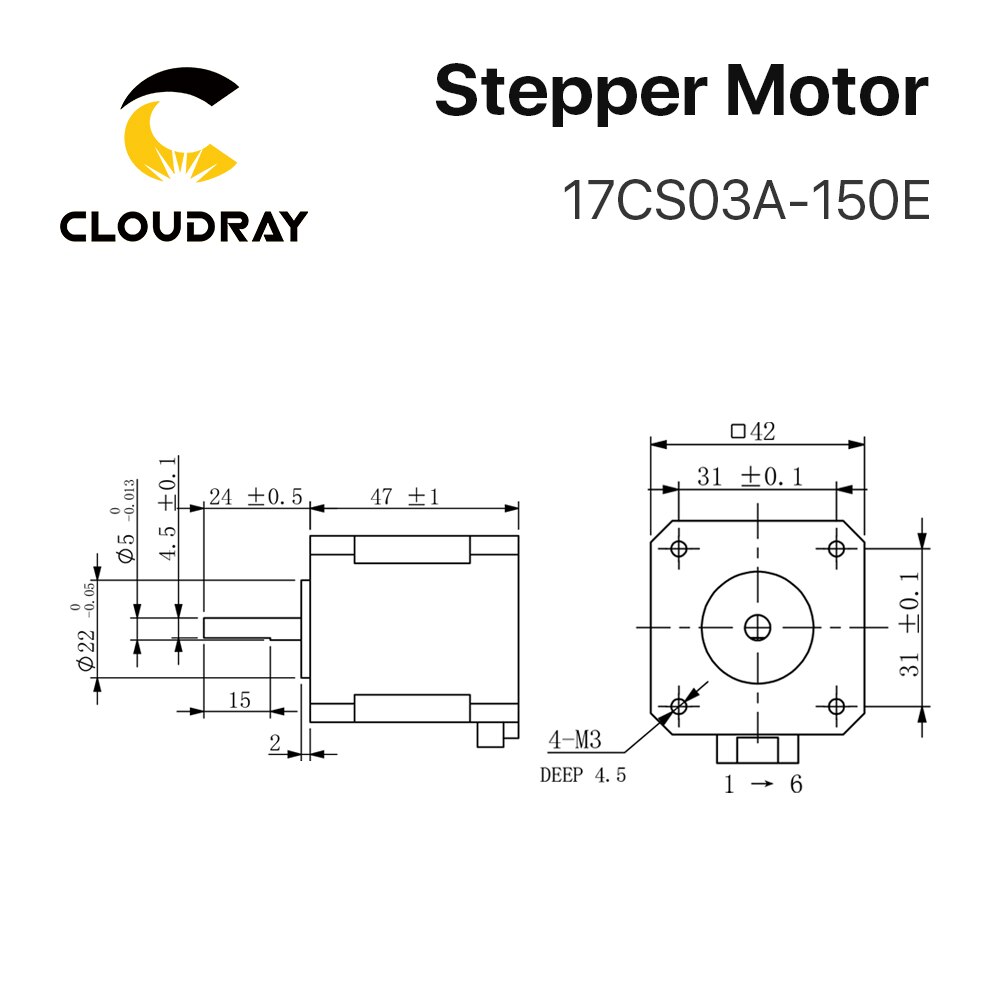 Nema17 silnik krokowy 42mm 2 fazy 30Ncm 1.5A silnik krokowy z DuPont dla 3D drukarki CNC maszyna grawerująca