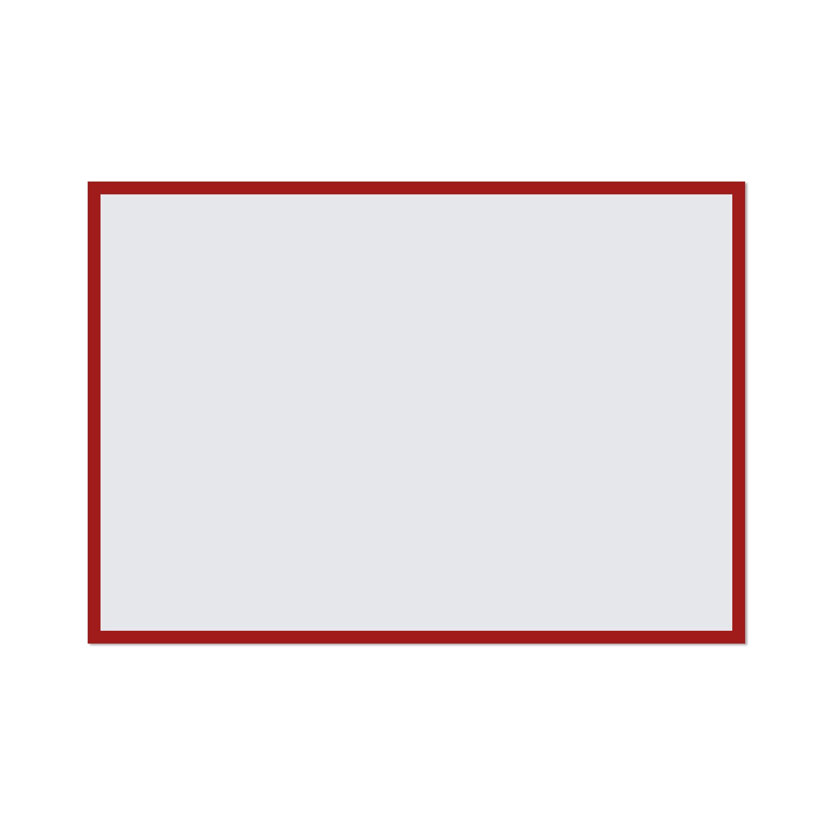 A4 Hard Rubber Sleeve File Storage Protective Cover Soft-magnetic File Bag Display: Red