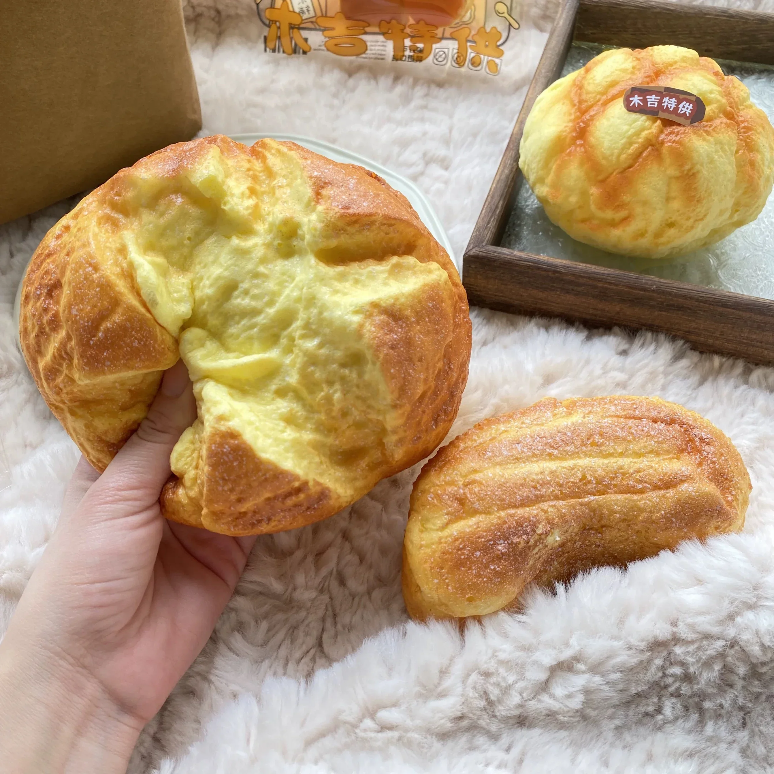 Brood Cake Toast Squishy Langzaam Stijgende Bakkerij Collectie Squishy Langzaam Rebound Squeeze Speelgoed Anti Stress Release Hand Relax Speelgoed