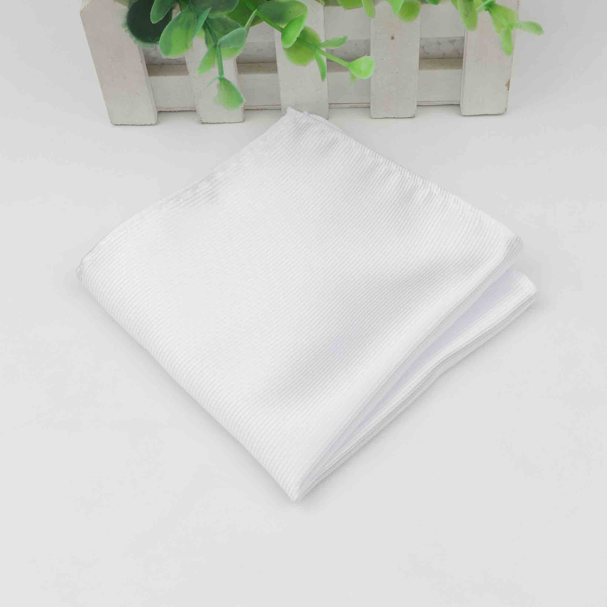 Men Suits Polyester Handkerchiefs Woven Striped Pocket Square Hankies Business Casual Pockets Hanky: 12