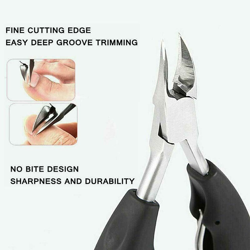 Coupe-ongles pour ongles épais incarnés ongles lourds ciseaux à ongles coupe outils d'ongles EY669