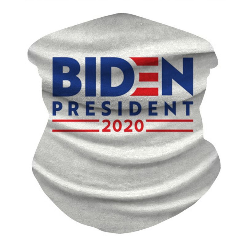 Joe biden bedrukt gezichtsmasker halve zon stofbescherming sjaal 3d print  x3uf: 1