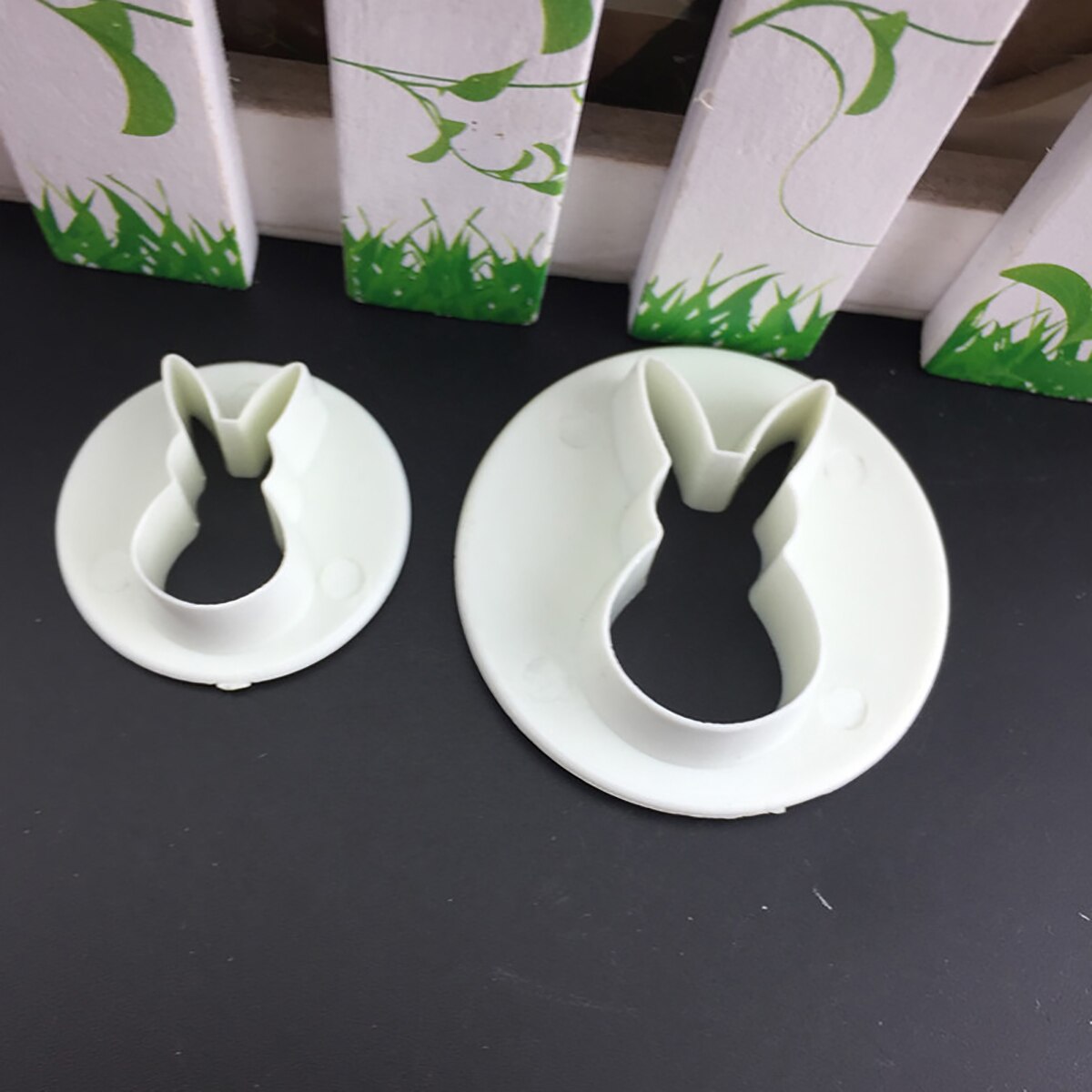 Moules à biscuits, cloche de noël, pâques, lapin oiseau, biscuits, bricolage, chocolats, gaufrage de gâteaux, outils de cuisson, 2 pièces