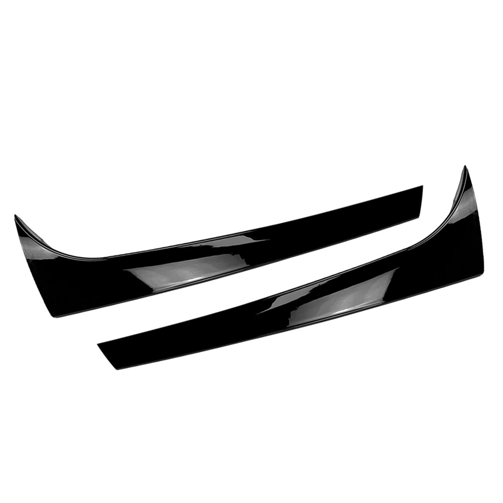 Blank sort abs bil bagrude spoiler side wing trim cover decorate 2x til skoda karoq