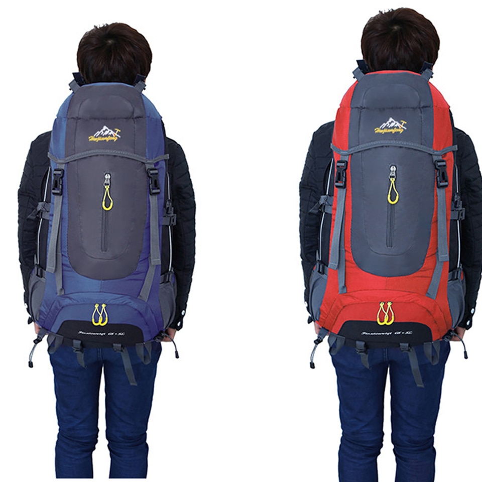 70L Waterproof Hiking Backpack Camping Rucksack Sports Bag Travel Backpack Mountain Climbing Bags Men Women Outdoor Equipment