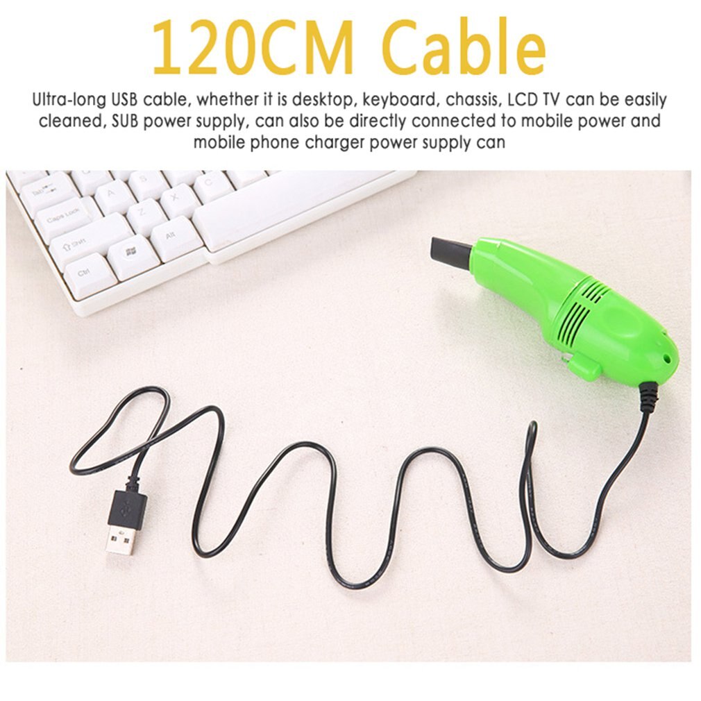 1Pc Usb Keyboard Cleaner Pc Laptop Cleaner Computer Vacuum Cleaning Kit Tool Remove Dust Brush Home Office Desk