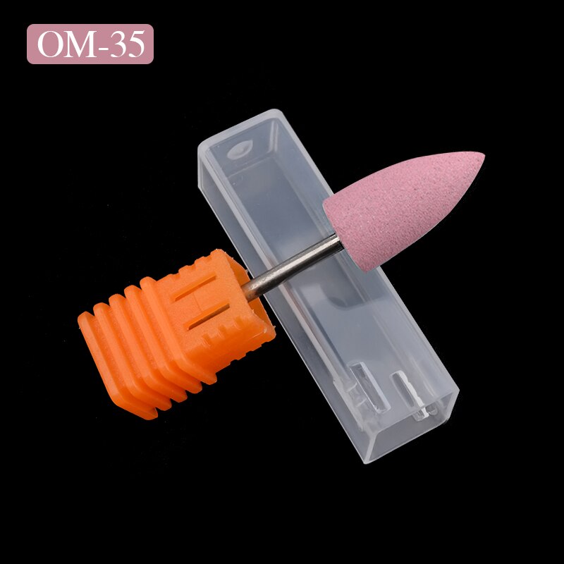 Brocas de silicona para pulidora de uñas, accesorios para manicura eléctrica, 1 pieza