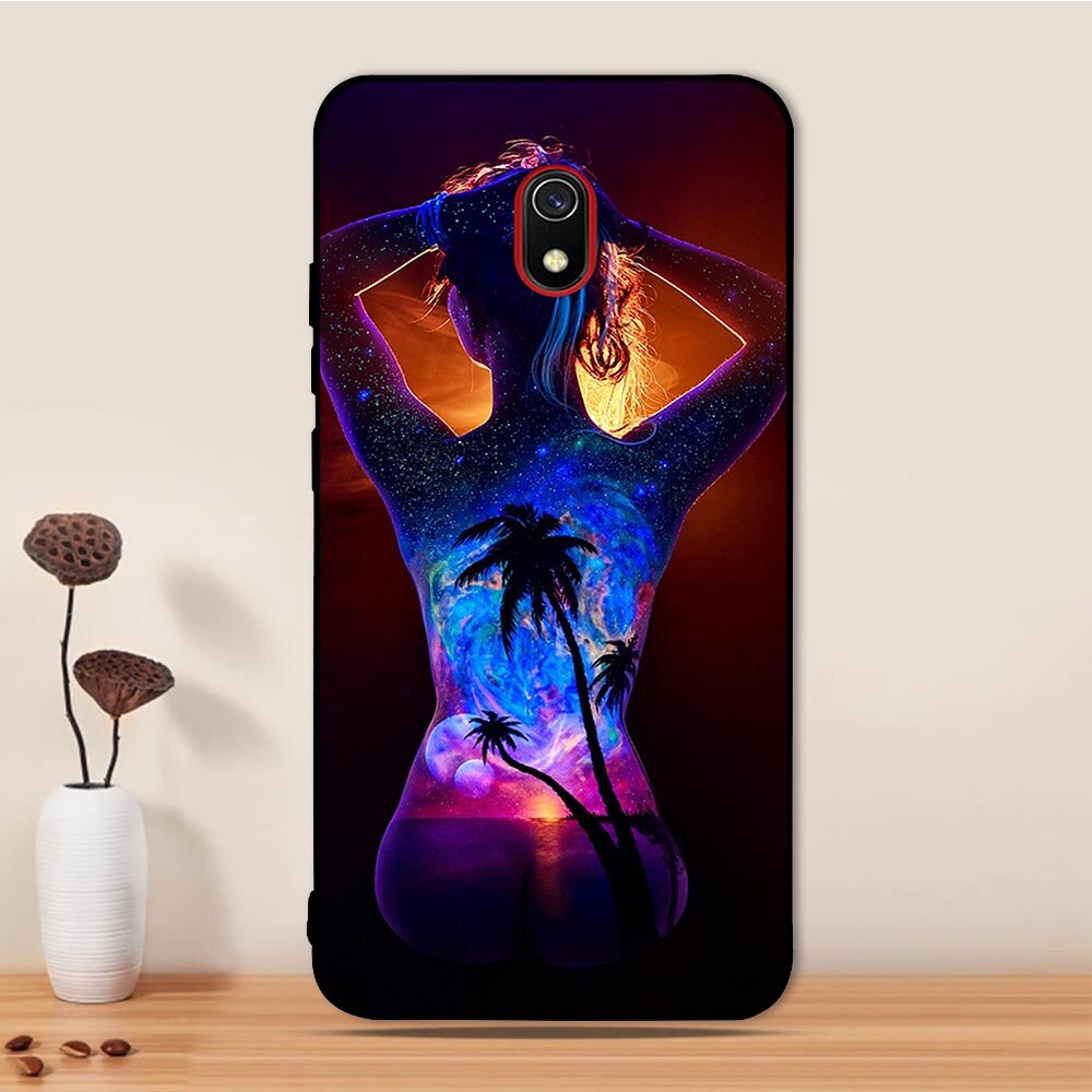 Para Redmi 8A funda para Xiaomi Redmi 8A funda Anime dibujos animados TPU Fundas Coque funda trasera para Xiaomi Redmi 8A 8 A funda de teléfono Silicona