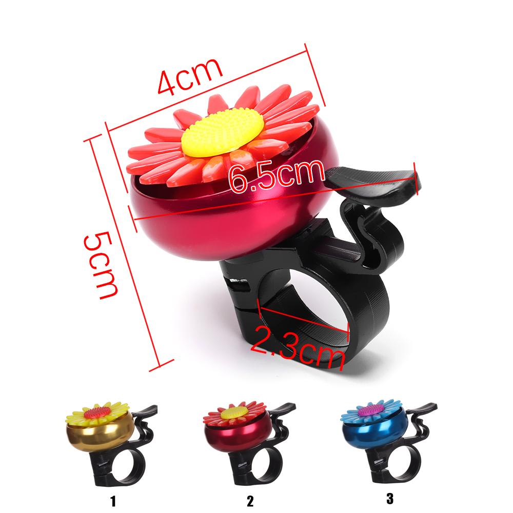 Kids Funny Bicycle Bell Horns Bike Daisy Flower Children Girls Cycling Ring Alarm for Handlebars Multi-color