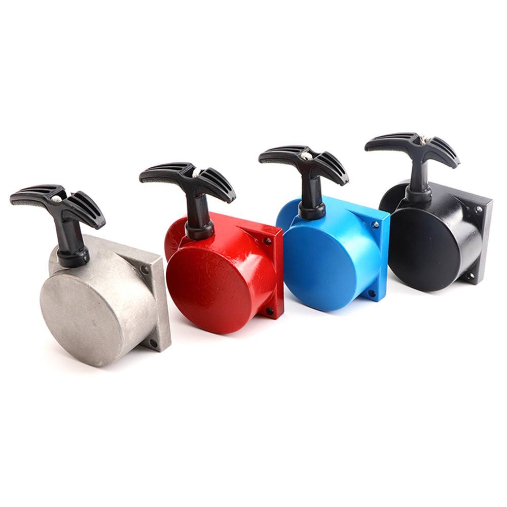 Pull Starter Aluminum Low Noise Efficient For 496cc 50cc 60cc 66cc 80cc 2 Stroke Engine Motorized Bicycles Starter Assy