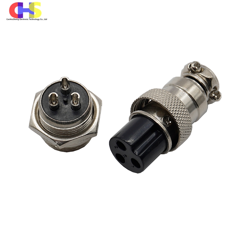 1Set Male - Female Metal Circular Aviation Plug Socket Connector GX16 16mm 2Pin/3Pin/4Pin/5Pin/6Pin/7Pin/8Pin/9Pin/10Pin