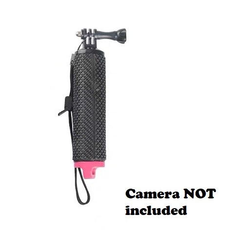 Flytande handtag handtagsfäste flyttillbehör för go pro floaty gopro hero 9 8 7 6 yi 4k eken sjcam osmo actionkamera: Röd färg