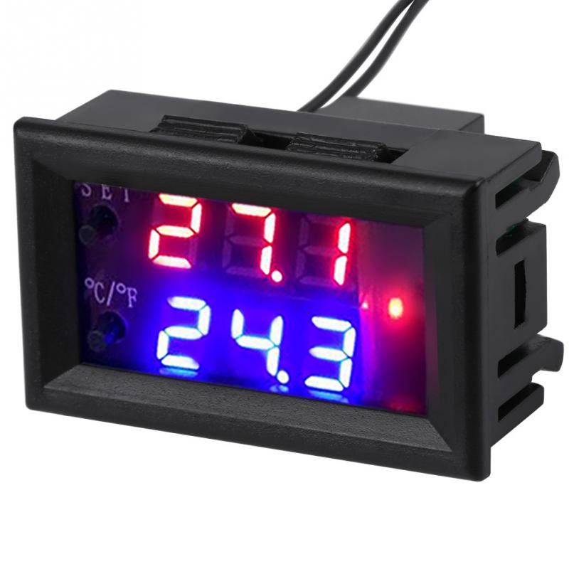 Digital Display Microcomputer Thermostat Temperature Controller Switch with Sensor DC12V termometro temperature meter