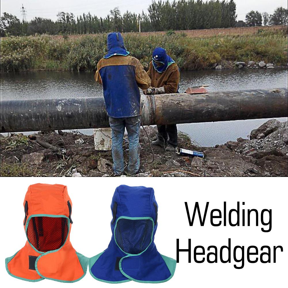 Flame Retardant Safey Helmet Welding Neck Protective Hood Welding Head Cap Cover Welding Helmets Welding Protective Equipment