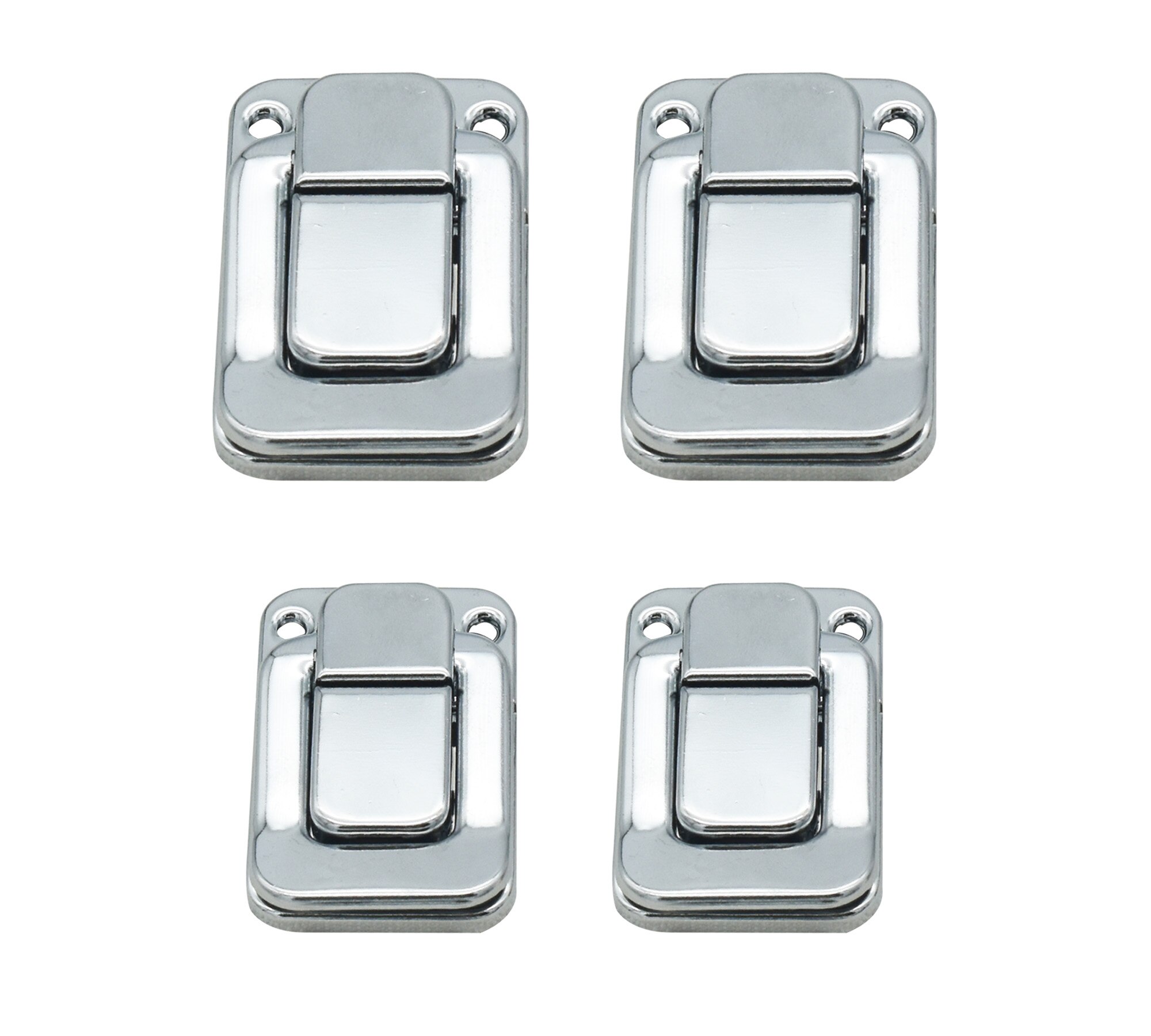 Toggle Case Catch Latch Flat Bag Latches Trunk Draw Bolt Closure Chest Leather Suitcase Buckle Metal Latches for Wooden Box