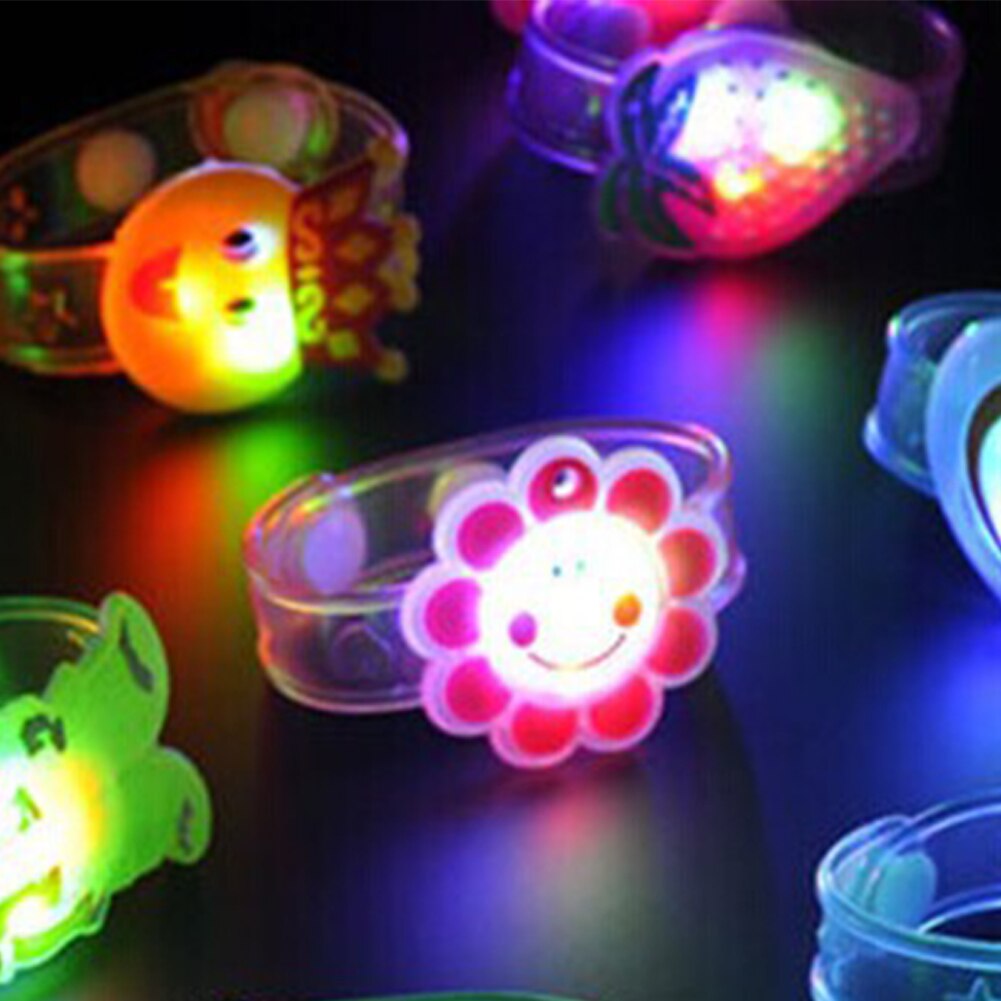 Kinder Spielzeug Blinklicht LED Armband Einstellbar Glowing Armband Party