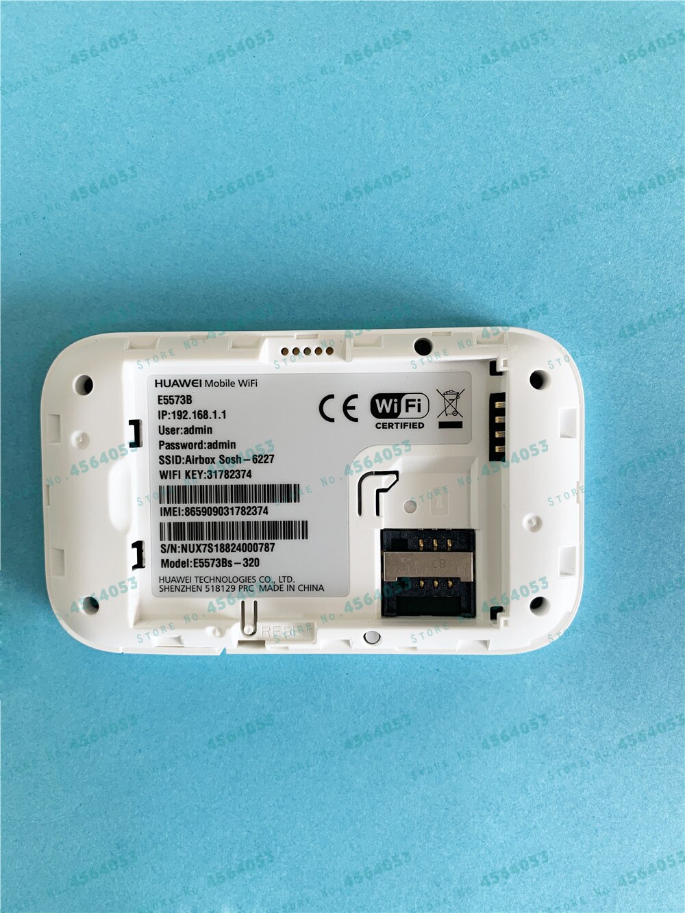 Huawei E5573 E5573Bs-320 4G LTE 150Mbps Routeur Wifi Mobile Hotspot Routeur Débloqué avec emplacement pour carte SIM + 2 pièces antennes