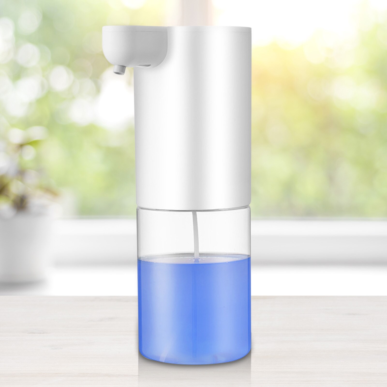 330ml Automatic Induction Foam Soap Dispenser Smart Hand Washing Device USB Rechargeable Hand Sanitizer Shampoo Container Bottle