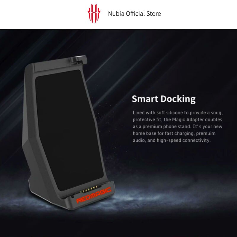 Nubia RedMagic 5G Docking Station ACC For Nubia Red Magic 5S Gaming Box Expansion Dock 3.5mm Type-C Phone Holder 100M Data