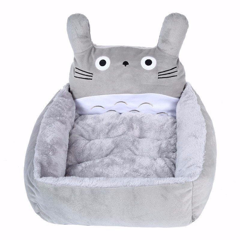 Söta tecknade kattsängar mattor mysig varm mjuk fleece bäddsoffa för små husdjur hundar katter tvättbar katt kattunge kattunge hus djurprodukter