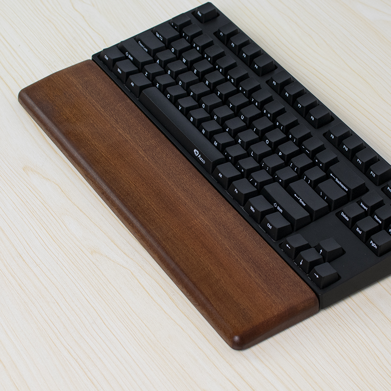 Massivholztastatur-Handflächenpolster, individuelles mechanisches Tastatur-Handgelenkauflage-Pad, ergonomisch, 87/98/104/108 Tasten, geeignet für mehrere Größen