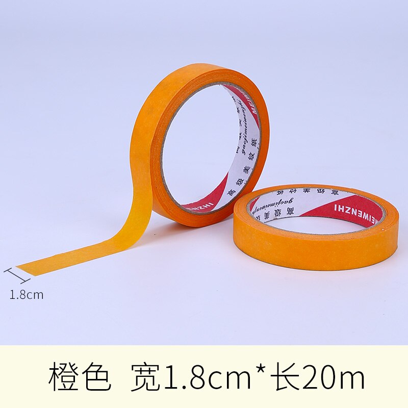 Pure Color Masking Washi Tape Adhesive Tape Stickers DIY Paper Stationery Tapes Art Materials Fasteners Office School Supplies: D