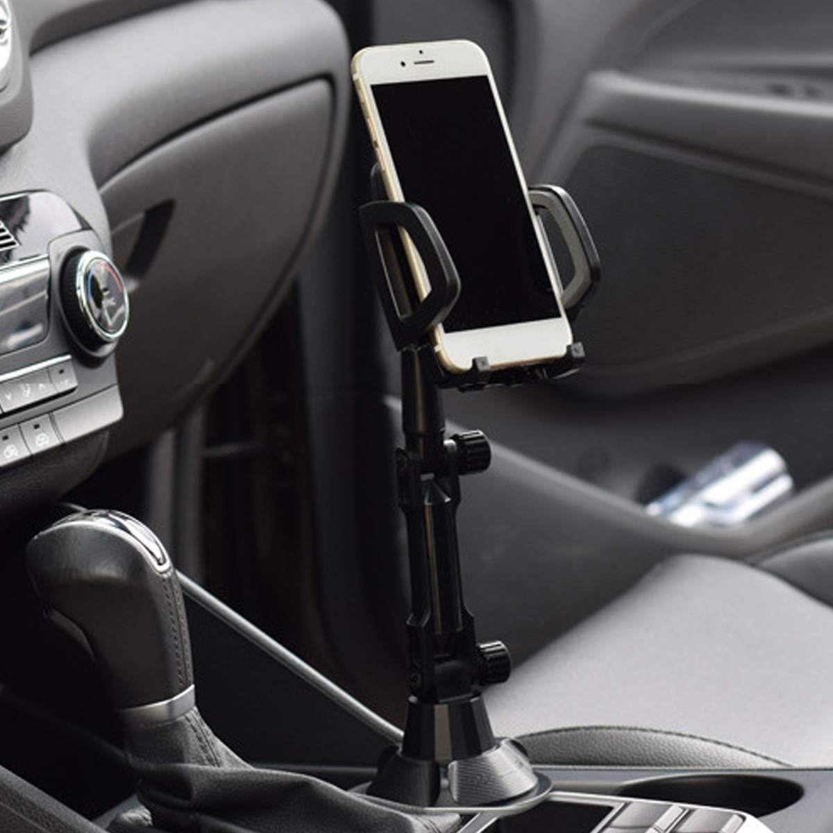 Universal 360° Rotations Adjustable Car Mount Holder Support Bracket for Cell Phone Smart phone Gooseneck Cup Holder Cradle