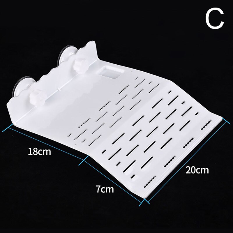 Schildpad Platform Acryl Drijvende Eiland Schildpad Reptiel Pet Koesteren Terug Drijvende Platform Schildpad Klim Plank Aquarium Tool: C