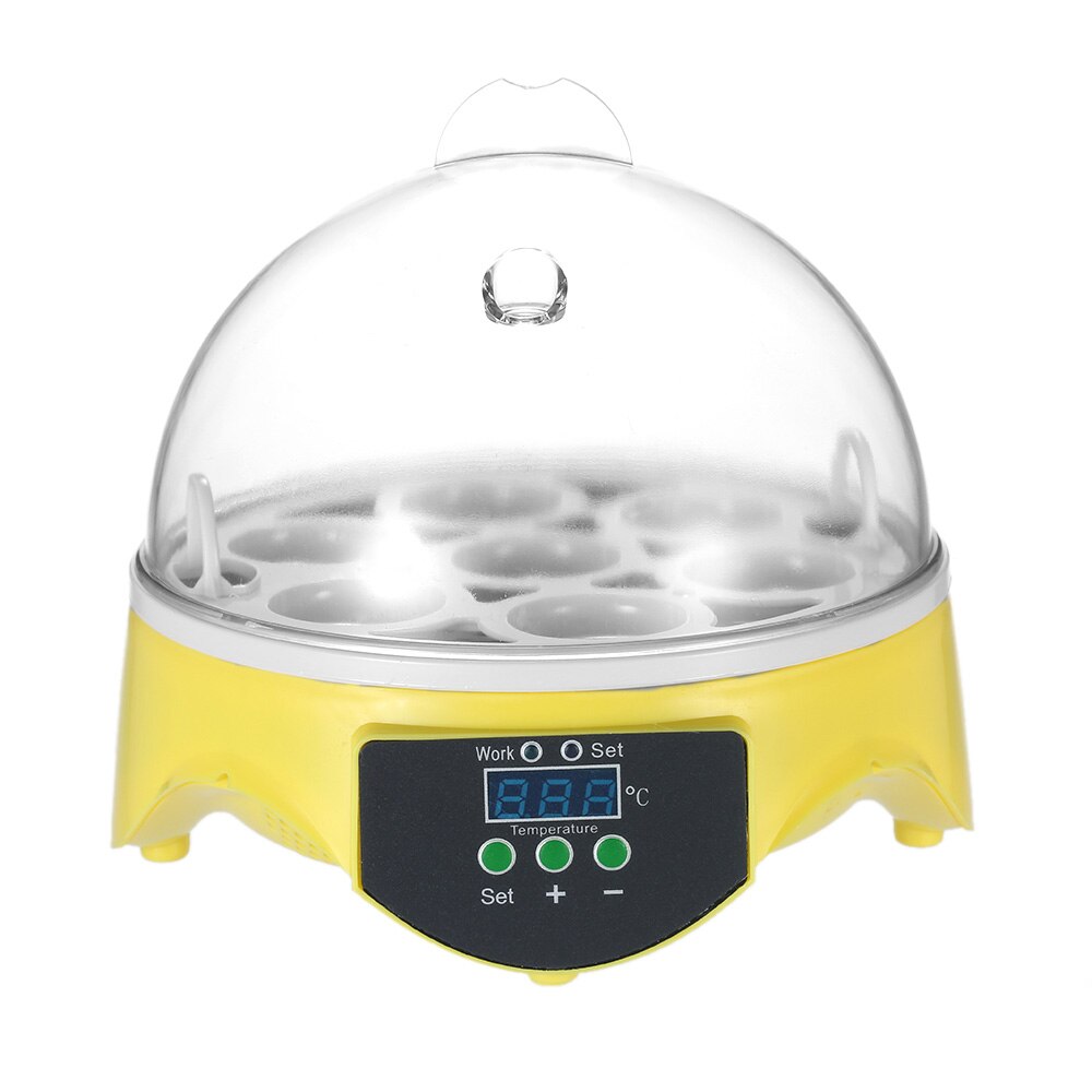 Digital æg inkubator klækker gennemsigtig æg klækemaskine automatisk temperaturkontrol til kylling and fugl æg  ac220v: Uk-stik