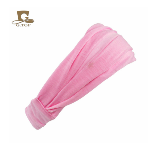 Diadema de algodón para mujer, turbante, bandas elásticas para el cabello de Color sólido, diadema para Yoga, diadema para el cabello de maquillaje, Bandana 2 en 1, accesorios para el cabello: Verde