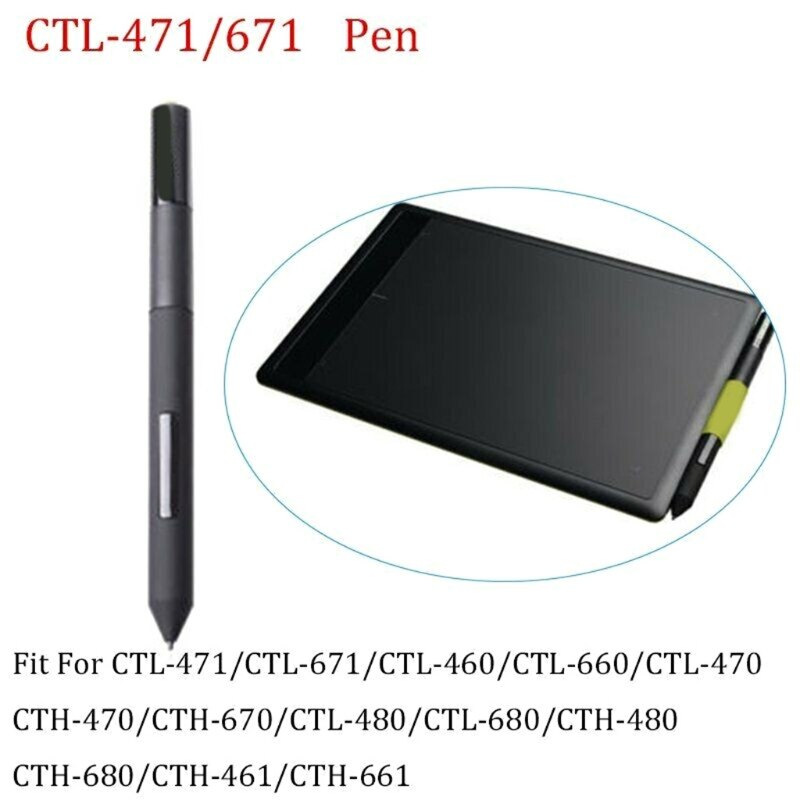 Stylus Pen for Wacom Bamboo LP-171-OK CTL-670 CTL671 CTH-461 CTH-480 CTH-680 Tablet Capture Pen X6HA