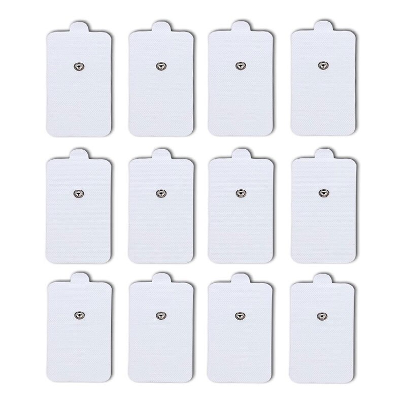 16 modus Dual Ausgang Digitale Elektronische Impuls Massagegerät ems Muskel Stimulator Schmerzen Linderung Maschine elektro Therapie Körper Massage: 12pacs groß Pads